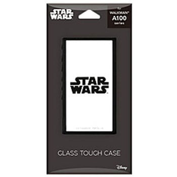 WALKMAN NW-A100用 ガラスタフケース Premium Style STAR WARSロゴ ブラック PG-WADGT03SW PGA