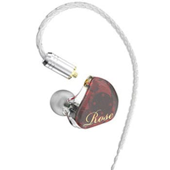 イヤホン カナル型 QT-7 Pro レッド QT7P-RD [Φ3.5mm ミニプラグ] Rose