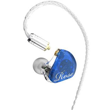 イヤホン カナル型 QT-7 Pro リーフブルー QT7P-LBL [Φ3.5mm ミニプラグ] - Rose