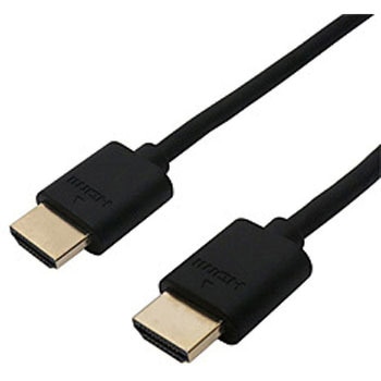 HDC-H10/BK HDMIケーブル ブラック [1m /HDMI⇔HDMI /スリムタイプ /イーサネット対応] ミヨシ