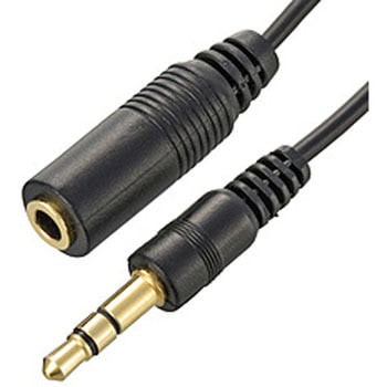 ステレオミニプラグ用延長ケーブル 3m AudioComm  AUD-C230N [3.0m] オーム電機