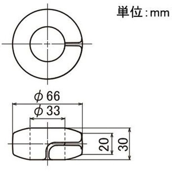 Φ32イレクター用バンパー 矢崎化工