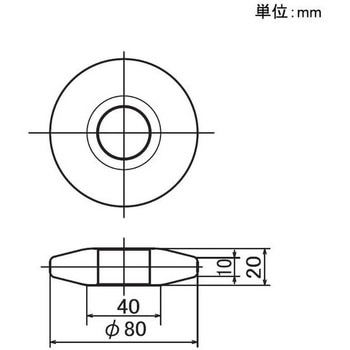 Φ28イレクター用HUGバンパー 矢崎化工