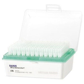 低吸着LTSチップ リムーバブルカバーラック入 ローリテンションチップ RT LTS 250μL LSW 960A/10 METTLER TOLEDO(メトラー・トレド)