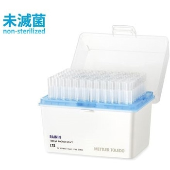 低吸着LTSチップ リムーバブルカバーラック入 ローリテンションチップ RT LTS 1000μL L 768A/8 - METTLER TOLEDO(メトラー・トレド)