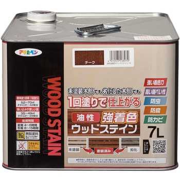 油性強着色ウッドステイン 1缶(7L) アサヒペン 【通販サイトMonotaRO】