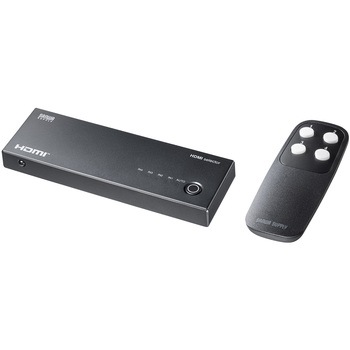 HDMI切替器 4K対応 リモコン付き サンワサプライ