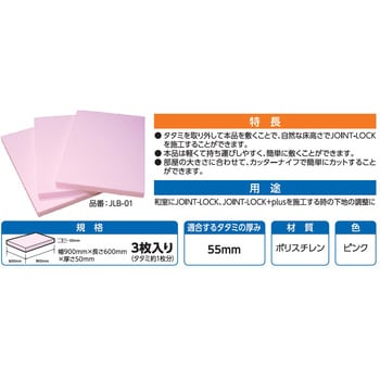 JLB-01 JOINT-LOCK専用和室用下地調整材 アサヒペン 幅900mm長さ600mm 