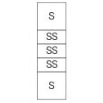 宅配ボックス(STANDARD)前入前出アナログキー防水タイプAユニット NASTA(ナスタ)