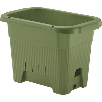 プランター 水ラク 菜園上手45型 グリーン Richell(リッチェル)