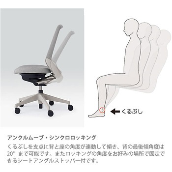 ノートチェア テクスチャードクロスバック 可動肘 ハイバック ランバーサポートなし ウレタンキャスター＜配送時組立サービス付＞ イトーキ
