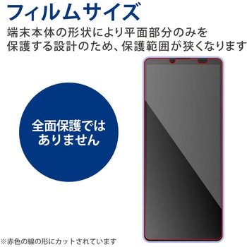 Xperia 10 IV / III / III Lite (SO-52C/SOG07)(SO-52B/SOG04) ガラスフィルム 高透明 強化ガラス エレコム