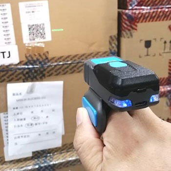 MS633LR Bluetooth接続 QRコード読み取り対応ウェアラブル二次元リングスキャナ ロングレンジモデル unitech