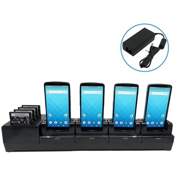 EA660用 4 + 4スロット充電クレードル unitech