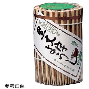黒文字楊枝セロ巻 6cm 丸先 250本入 アズワン