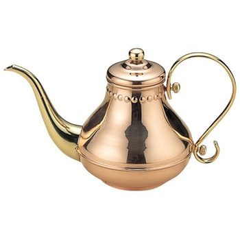 銅アラジンコーヒーポット 口太 ティーポット兼用 5人用 アズワン