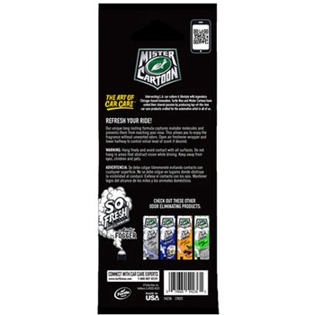Turtle Wax/Mister Cartoon ペーパーエア フレッシュナー 1箱 3個入 TurtleWAX(タートルワックス)