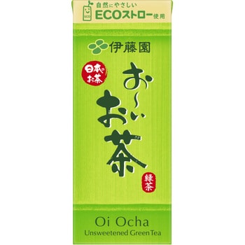 62699 紙おーいお茶緑茶250ml 1箱(250mL×24本) 伊藤園 【通販モノタロウ】