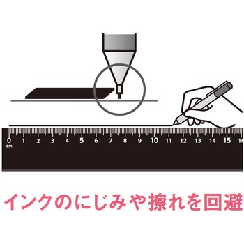 LR左右利き手対応定規 共栄プラスチック