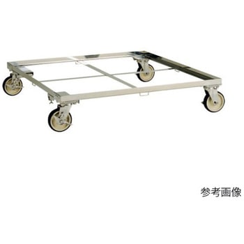 パレット専用台車 1142X1130 スチールΦ150ウレタン車 テックサス(旧：本庄厨房機器製作所)