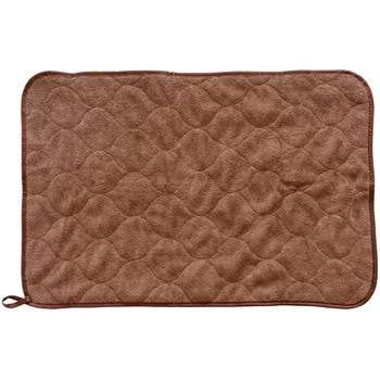 足ふきマット 約40×60cm ブラウン オカ