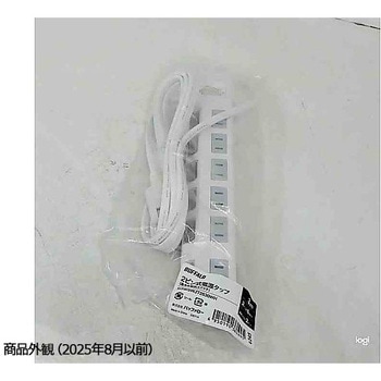 2ピン式電源タップ 集中&個別スイッチ/6個口/3.0m ホワイト BUFFALO(バッファロー)