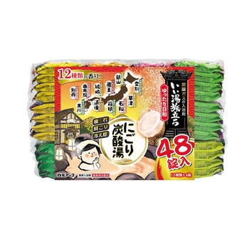 いい湯旅立ち にごり炭酸湯 1ケース 白元アース