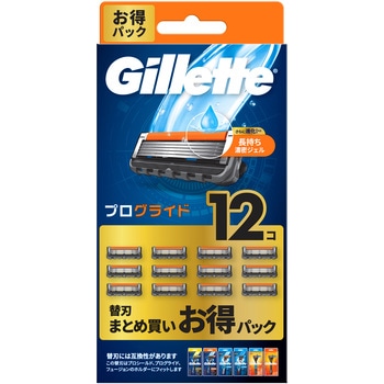 プログライドマニュアル替刃12B Gillette(ジレット)