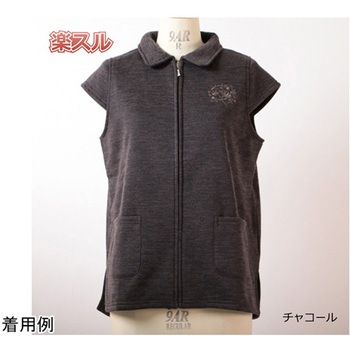 前あきファスナーキャップ袖ベスト 17002-14シリーズ プランシャン