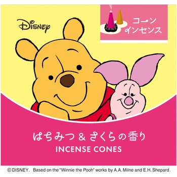 ディズニーインセンス コーン スマイル&ハグ! はちみつ&さくらの香り 日本香堂