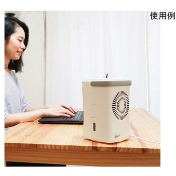 卓上首振りミスト冷風扇「ひえミスト」 サンコー(電子機器)