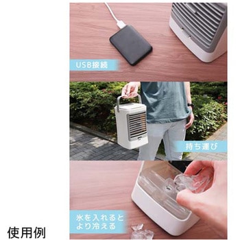卓上首振りミスト冷風扇「ひえミスト」 サンコー(電子機器)