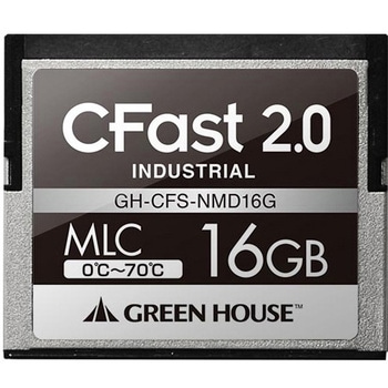 CFast2.0 SATA6.0Gb/s MLC 0～70℃ 16GB - グリーンハウス