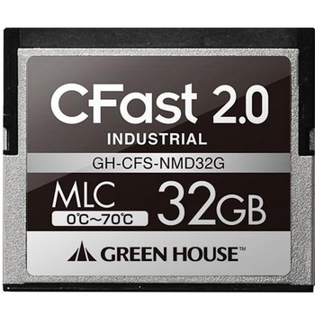 CFast2.0 SATA6.0Gb/s MLC 0～70℃ 32GB グリーンハウス