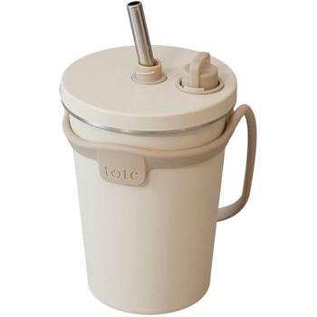 トートストロー付き2wayタンブラー アイボリー 320ml 和平フレイズ