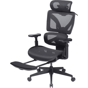 チェア メッシュタイプ 収納式フットレスト付き サンワサプライ