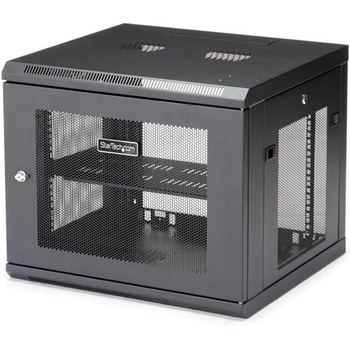 サーバーラック/壁掛型キャビネット/9U/4ポスト/取付奥行48cm/耐荷重90kg/AV ネットワーク機器収納用 StarTech.com