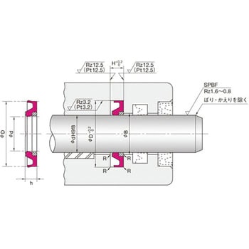 パッキン(耐熱) HBY型 NOK