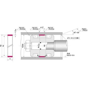 WR 110 104 15 ウエアリングSPG-PK用 WR型 1個 NOK 【通販サイトMonotaRO】