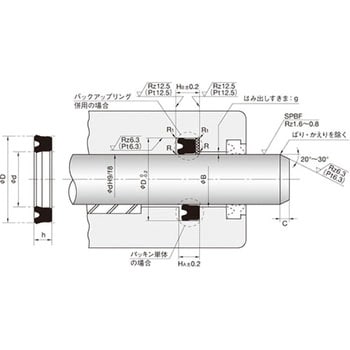 パッキン(フッソ) USH型 NOK