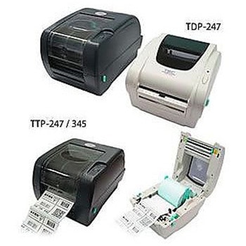 TTP-345-E バーコードプリンタ ラベルデザインソフト付 ・熱転写式