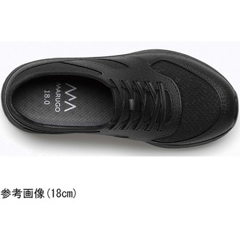 子供用防水シューズ ランランRAIN ブラック 丸五