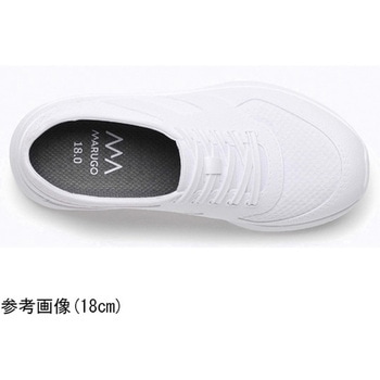 子供用防水シューズ ランランRAIN ホワイト 丸五