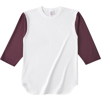 オープンエンド3/4スリーブ ベースボールTシャツ フェリック
