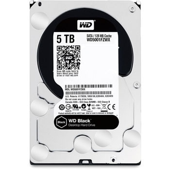 WD5001FZWX �����n�[�h�f�B�X�N 3.5�C���` WD Black Western Digital(�E�G�X�^���f�W�^��) 83376448