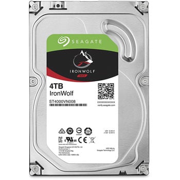 ST4000VN008 内蔵ハードディスク 3.5インチ IronWolf 1台 SEAGATE