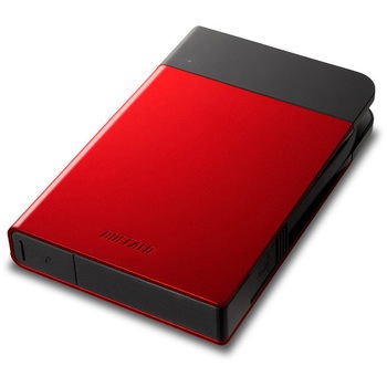 ICカード対応MILスペック 耐衝撃ボディー防雨防塵ポータブルHDD BUFFALO(バッファロー)