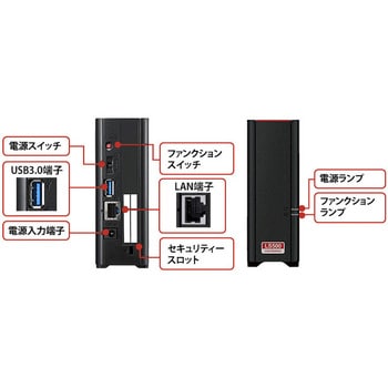 LinkStation for SOHO LS510DNBシリーズ NAS用HDD搭載 1ドライブNAS 3