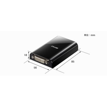 GX-DVI/U2C USB2．0専用 ディスプレイ増設アダプター 1台 BUFFALO