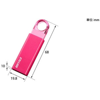 オートリターン機構搭載 ノックスライド USB3．1(Gen1)/USB3．0対応 USBメモリー BUFFALO(バッファロー)